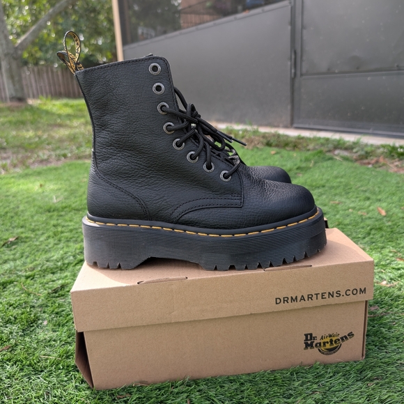 Dr. Martens Black Jadon Pisa Platform Women's Boots - Picture 3 of 6